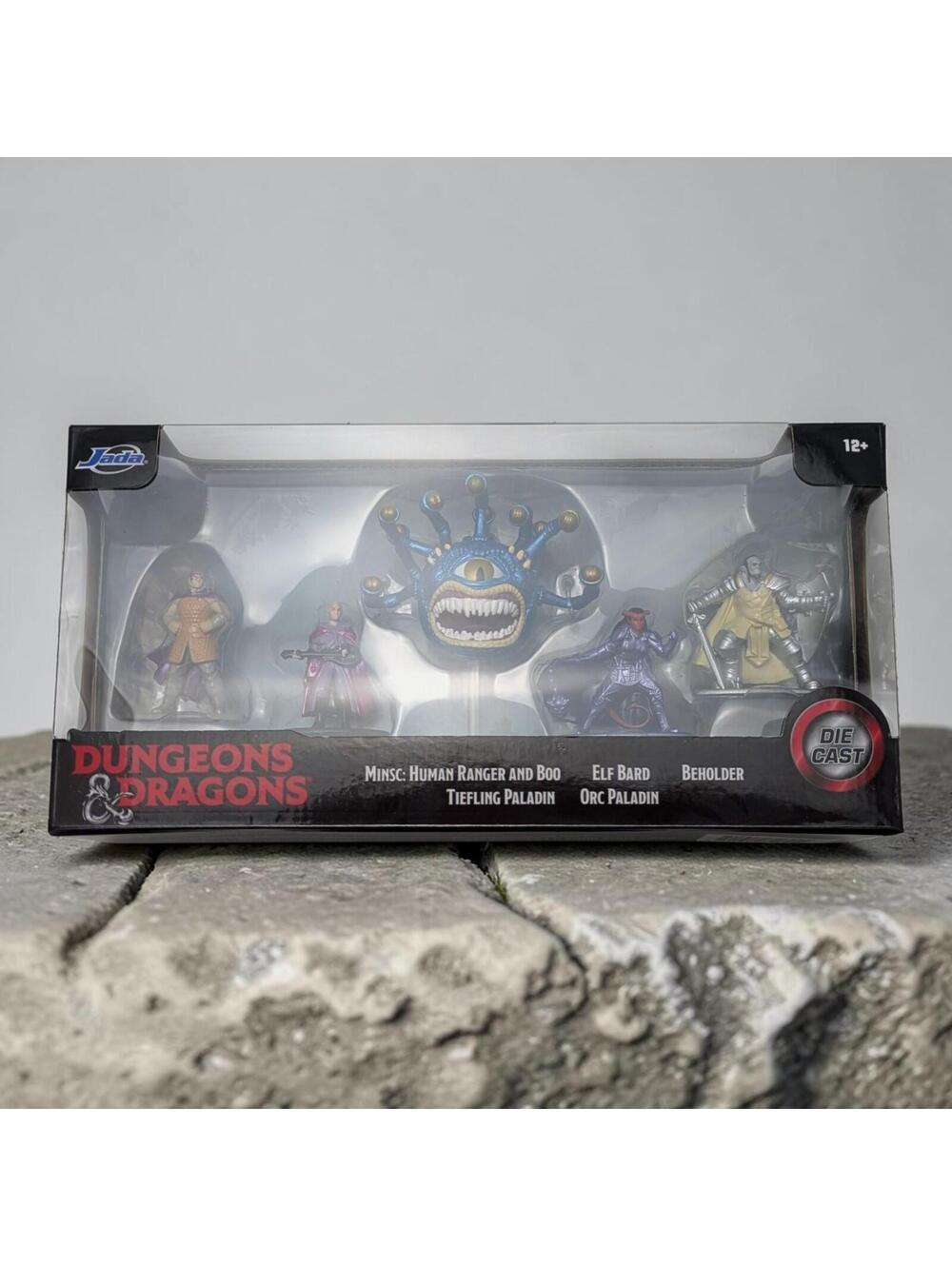 Dungeons & Dragons Jada Miniatures Set - Human Ranger, Boo, Beholder - NEW